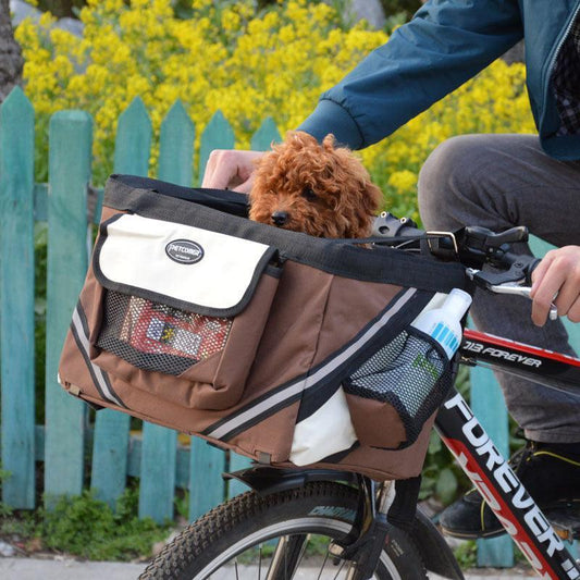 Bikepaws Pet Traveler: Removable Front Bicycle Carrier For Small Cats