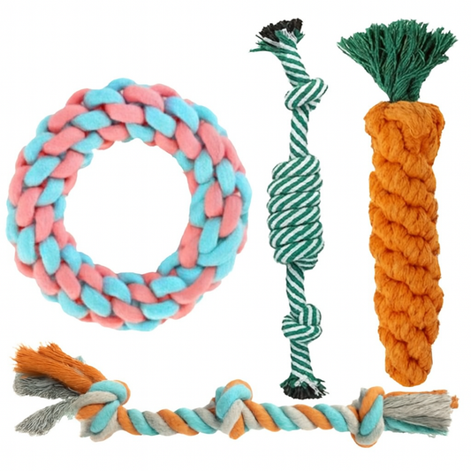 Carrot, Ring, and Knot Rope Set