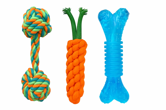 Three Dog Chewing Toys
