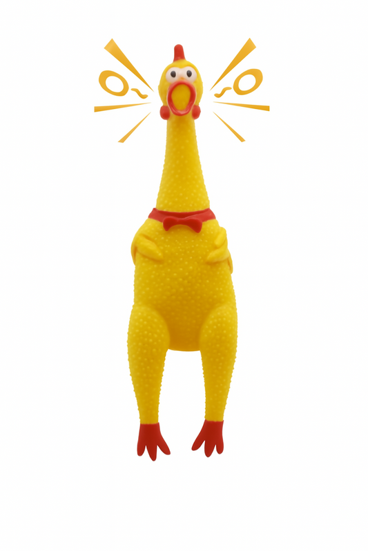 Rope Tug Toy and Squeaky Chicken