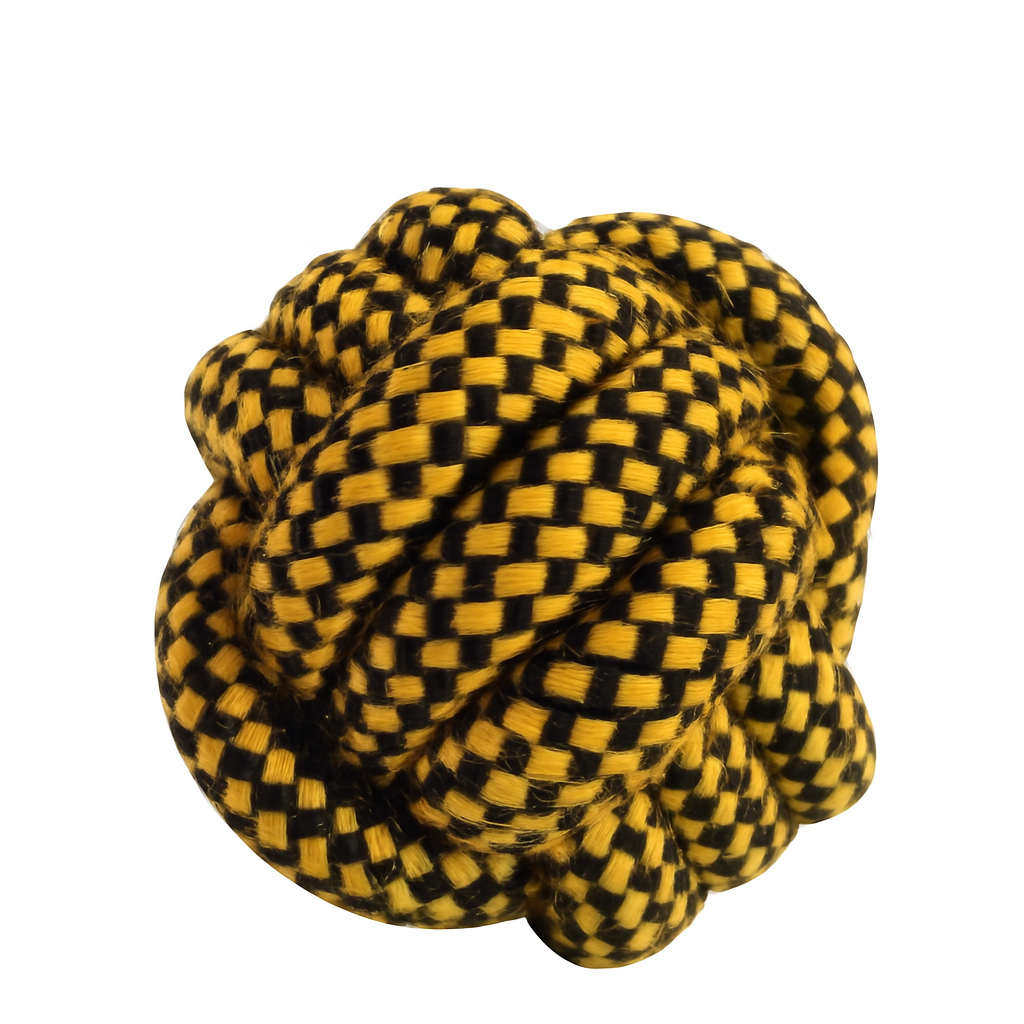 Checkered Rope Knot Dog Toy